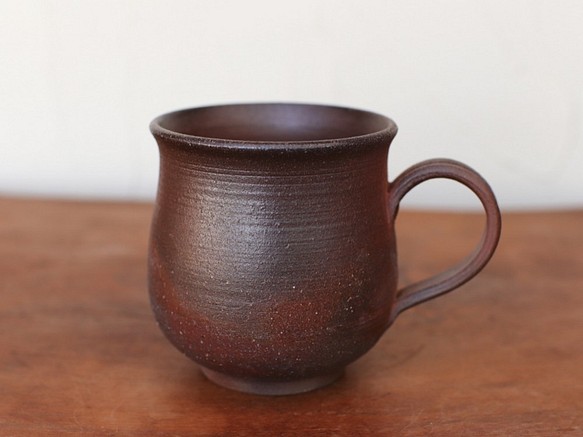備前焼 コーヒーカップ(大)　c8-075 1枚目の画像