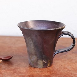 Bizen ware咖啡杯（大）c5-088 第1張的照片
