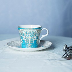 洛可可骨瓷咖啡杯碟 第1張的照片