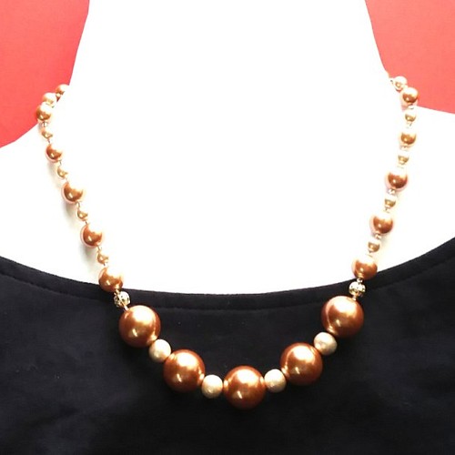 Karagji Kumihimo Pearl Necklace ネックレス・ペンダント NIJISONG