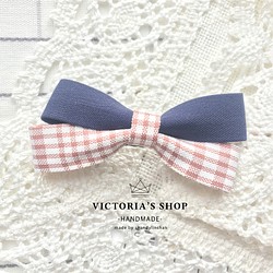 平行時空/雙色蝴蝶結髮夾/Victoria.s.shop 第1張的照片