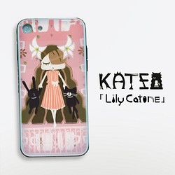 強化ガラス製iPhoneケース　選べるデザイン　「Lily Catone」「Rosa」「Lilium」 1枚目の画像