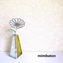 mimibaton ステンドグラス♡ハートのサボテン♡