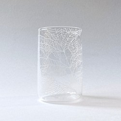 Fern Pattern Glass - Large - Angiopteris somai Hayata 1枚目の画像