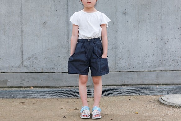 Okayama Denim Kids Safari 褲子 第1張的照片