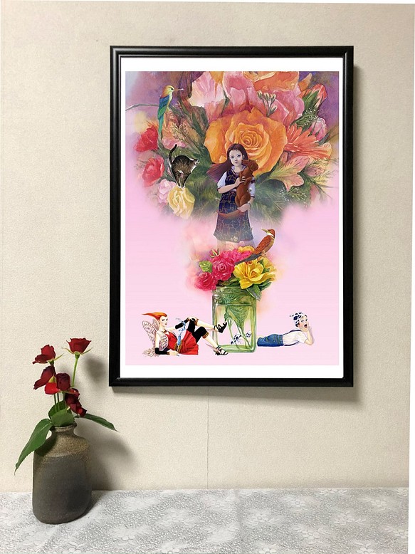 オリジナルポスター「花物語」A3サイズ 1枚目の画像