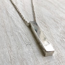 長い直方体”一点物ペンダント“L”silver925 ネックレス・ペンダント