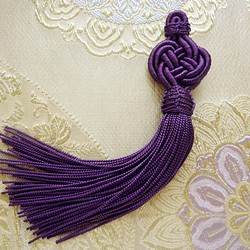*♥*Moroccan Tassel Purple 紫紺色*♥* 1枚目の画像