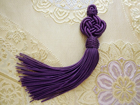 *♥*Moroccan Tassel Purple 紫紺色*♥* 1枚目の画像