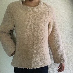 手編みのセーターコロッケセーター 1枚目の画像