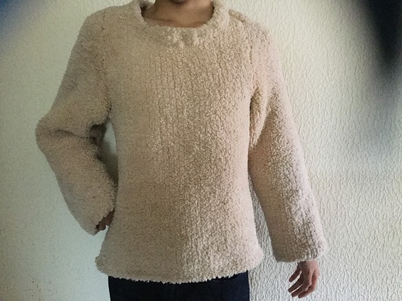 手編みのセーターコロッケセーター 1枚目の画像