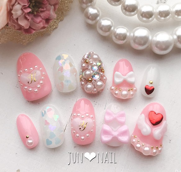 ゆめかわ3Dネイル♡ ネイルチップ（つけ爪） jun❤︎nail 通販｜Creema