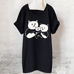 全家福T恤 / 小寶寶篇 （黑）貓咪像館 第1張的照片
