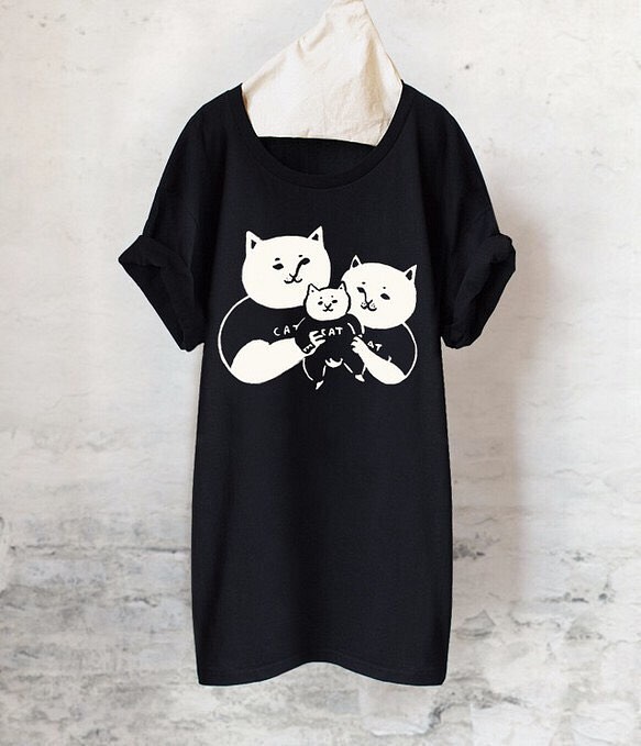 全家福T恤 / 小寶寶篇 （黑）貓咪像館 第1張的照片
