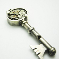 時計の銀の笛 シルバーペンダント ホイッスル Seiko カギ whistle Watch 【Locke & Key】 1枚目の画像