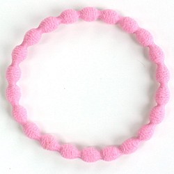 貴賓犬戒指/單色套裝3*13粉色*日本製造髮帶 第1張的照片