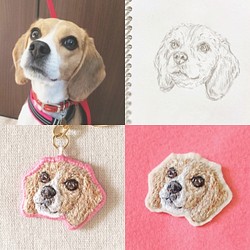 受注制作 どうぶつの刺繍ブローチ ペット 犬 猫 Etc ブローチ Kuga Yoshiko 通販 Creema クリーマ ハンドメイド 手作り クラフト作品の販売サイト