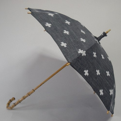久留米絣の日傘　「乙女の祈り　Ver. G」 1枚目の画像
