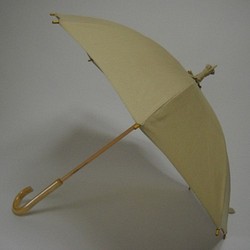 結城紬の日傘「麦の秋」 1枚目の画像