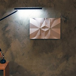 HOMER | 摺紙時鐘 Origami Clock 白色/鑽石切面/酸蝕 HC16TM-WDA   混凝土 第1張的照片