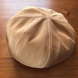 ［受注製作］デッドストック米国製コットンツイルworkers beret ベレー（希望サイズで製作します） 1枚目の画像