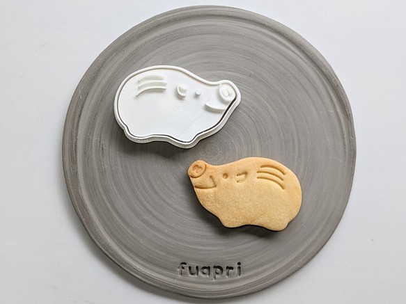 動物☆イノシシ　　クッキーカッター/クッキー型 1枚目の画像