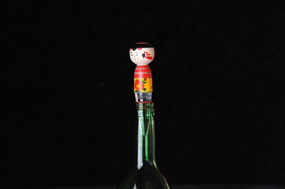 [立瓶塞]“Tsubaki”，塞子清/ Shinjiro系統Kokeshi 第1張的照片