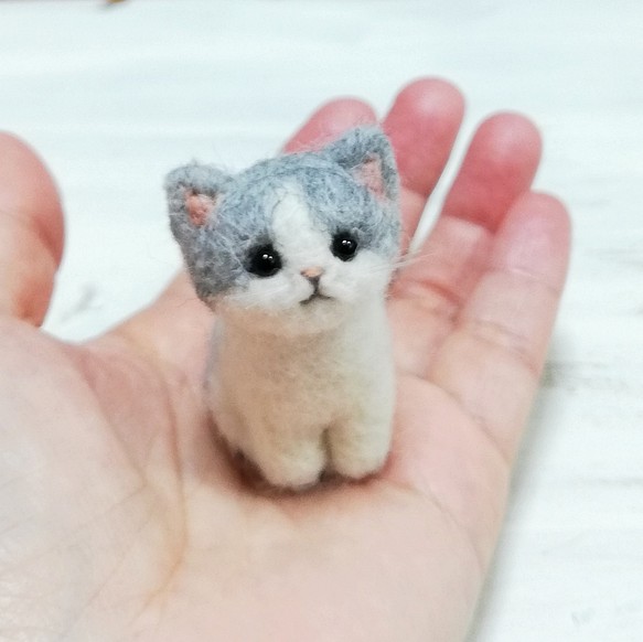羊毛フェルト 猫 - 趣味/おもちゃ
