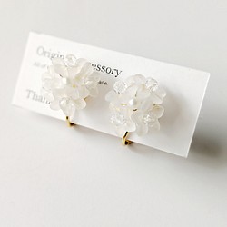 Anemone 花言葉 あなたを愛す アネモネイチリンソウ イヤリングorピアス イヤリング ノンホールピアス Pomepome 通販 Creema クリーマ ハンドメイド 手作り クラフト作品の販売サイト