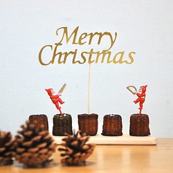 クリスマス　ケーキトッパー  クリスマス飾り 1枚目の画像