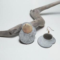 水泥手工耳環 耳飾 [分裂] 第1張的照片
