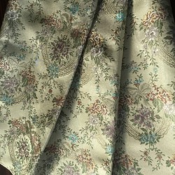 A2014　ＢＬ　花とリボン篭のゴブラン織物 1枚目の画像