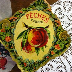 フランスアンティ－クフルーツラベル(PECHES) 1枚目の画像