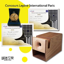 嵨德工房 手工原木擴音盒(三迴路-白橡木)2018法國發明獎 第1張的照片