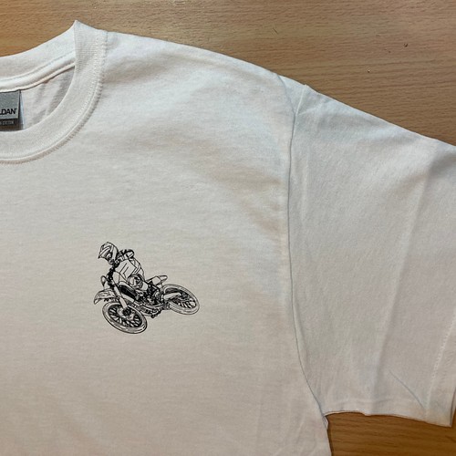 オフロードバイクイラストTシャツ Tシャツ hiro 通販｜Creema(クリーマ)