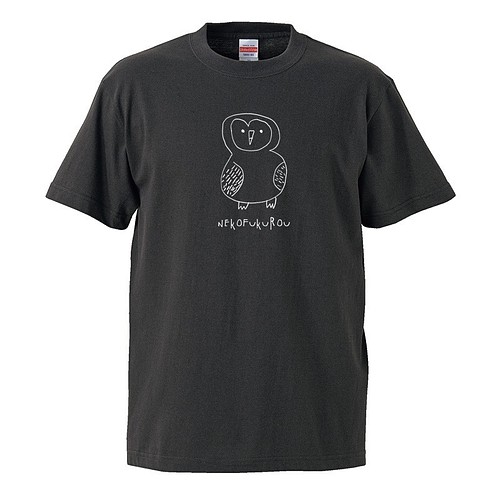 フクロウプリント キッズTシャツ （90〜140サイズ）親子お揃いTシャツ 