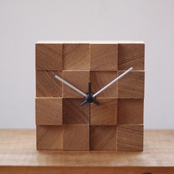 木の置時計　BLOCLOCK（ブロックロック） 1枚目の画像