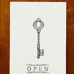 点描画imaginationポストカード【OPEN】 1枚目の画像