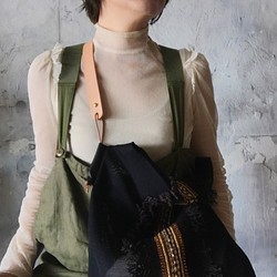 lace shoulder bag (black) 1枚目の画像