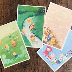 ポストカード『春夏秋冬』4枚セット 1枚目の画像