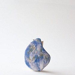 フラットな壺が付いたフラワーベース 　花瓶 1枚目の画像