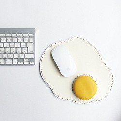 荷包蛋造型滑鼠墊・黃 第1張的照片
