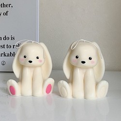 lovely bunny candle ~ ラブリーバニーキャンドル 1枚目の画像