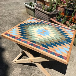 オルテガ折りたたみテーブルキャンプギア 1枚目の画像