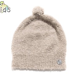 「alpaca boucle Knit cap」 size : kids F　color : ベージュ 1枚目の画像
