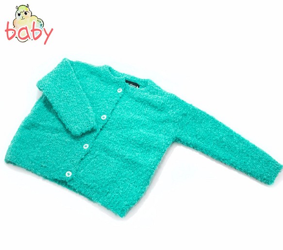 羊駝毛針織&#39;棒棒糖&#39;尺寸：寶寶1顏色：翠綠色 第1張的照片