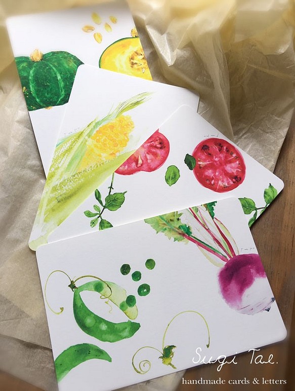 Fresh Vegetables vol.2 高い品質 正規品スーパーSALE×店内全品キャンペーン 大きな野菜のカードセット