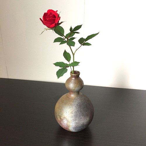 Creema限定 備前焼 ひょうたん一輪花器 一輪挿し 花瓶 花器 Hand Made Bizen 通販 Creema クリーマ ハンドメイド 手作り クラフト作品の販売サイト