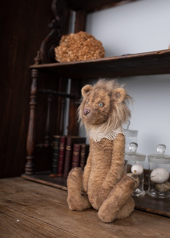 ライオン ぬいぐるみ テディベア 人形 1枚目の画像