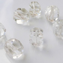 復古捷克玻璃珠Vintege玻璃珠2大晶體 第1張的照片